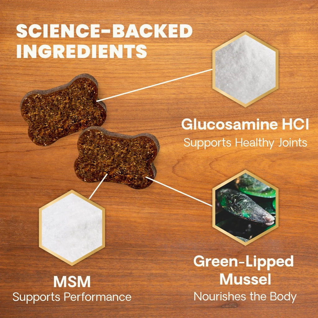 VetriScience - Extra Strength Healthy Hip & Joint (GlycoFlex 3) for Dogs (120 Chews)