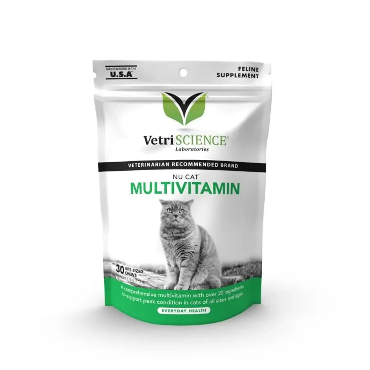 VetriScience - 27+ Active Health (NuCat Multivitamin) for Cats (30 Chews)
