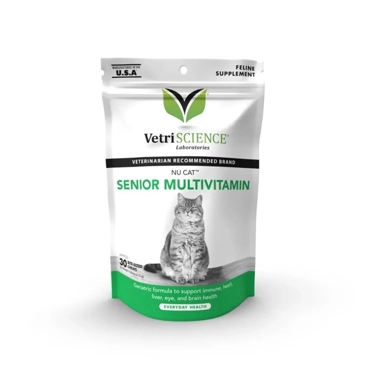 VetriScience - Senior 27+ Active Health (NuCat Multivitamin) for Cats (30 Chews)