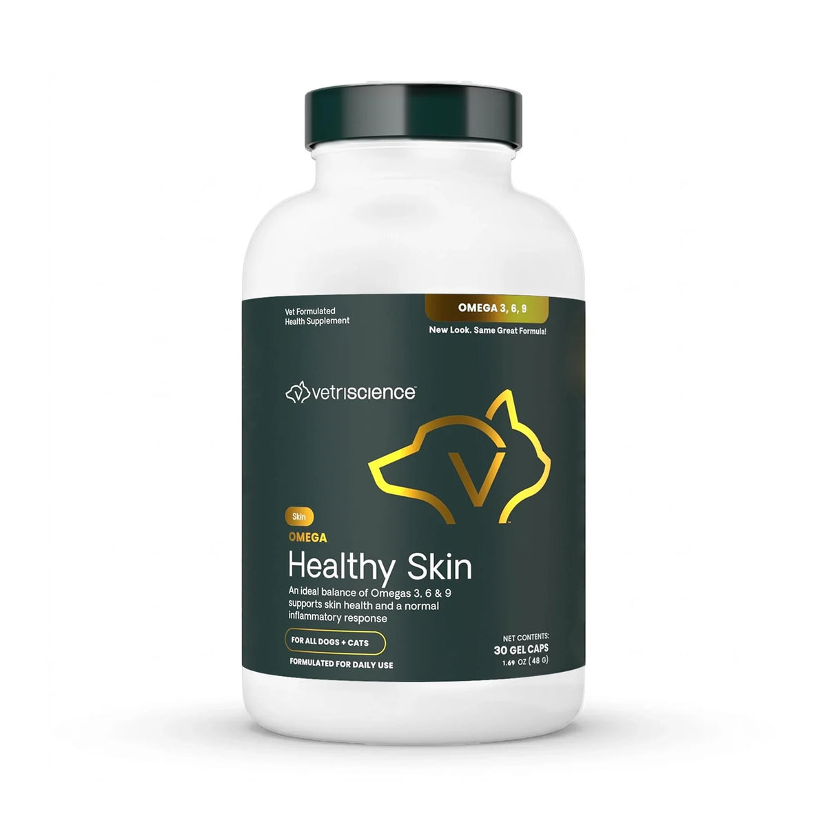 VetriScience - Omega Healthy Skin (Omega 3, 6, 9) for Dogs & Cats
