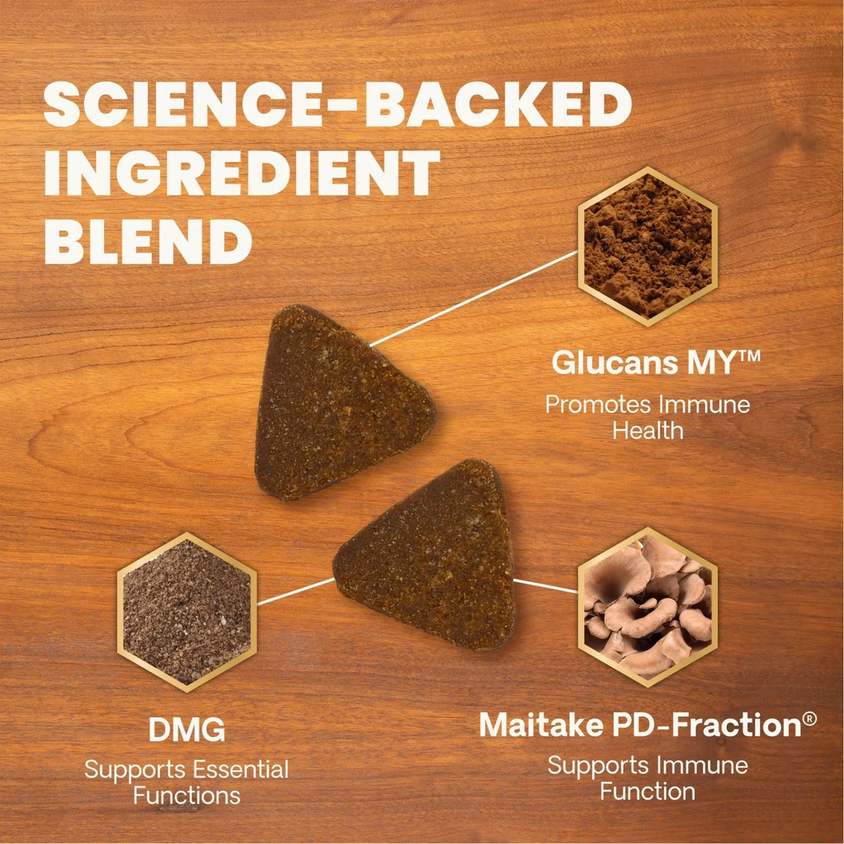 VetriScience - Veterinary Strength DMG Immunity Health (Immuno DMG Pro) for Dogs & Cats (50 Chews)