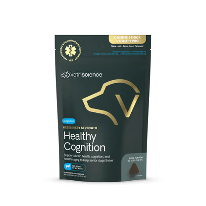 VetriScience - Veterinary Strength Healthy Cognition (Canine Senior Vitality Pro) for Dogs (60 Chews)