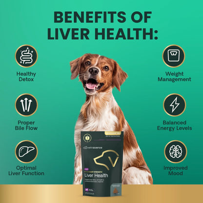VetriScience - Veterinary Strength Liver Health (Hepaticlear Pro) for Dogs (60 Chews)