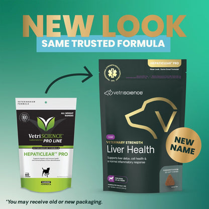 VetriScience - Veterinary Strength Liver Health (Hepaticlear Pro) for Dogs (60 Chews)