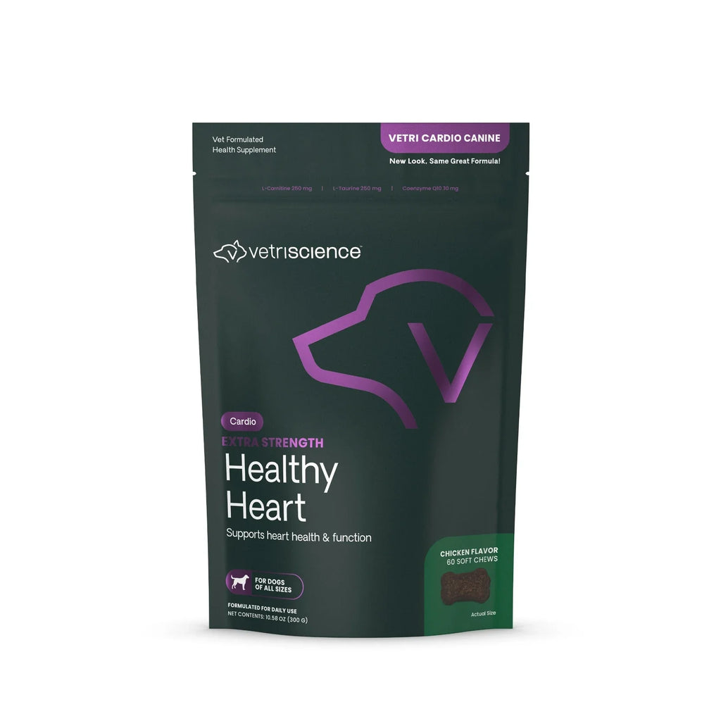 VetriScience - Extra Strength Healthy Heart (Vetri Cardio Canine) for Dogs (60 Chews)