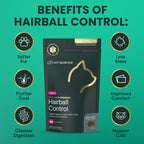 VetriScience - Veterinary Strength Hairball Control (Feline Furball Pro) for Cats (60 Chews)