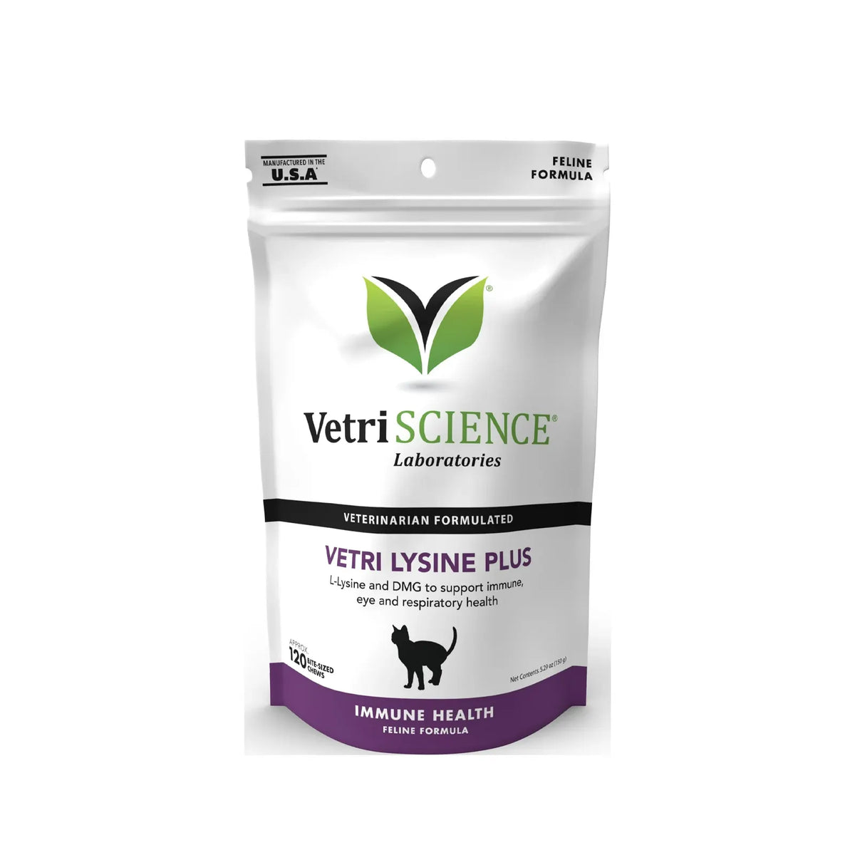 VetriScience - Lysine Immunity Health (Vetri Lysine Plus) for Cats (120 Chews)