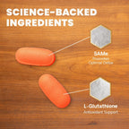VetriScience - SAMe Liver Health (Vetri SAMe 90) for Dogs & Cats (30 Enteric-Coated Tablets)
