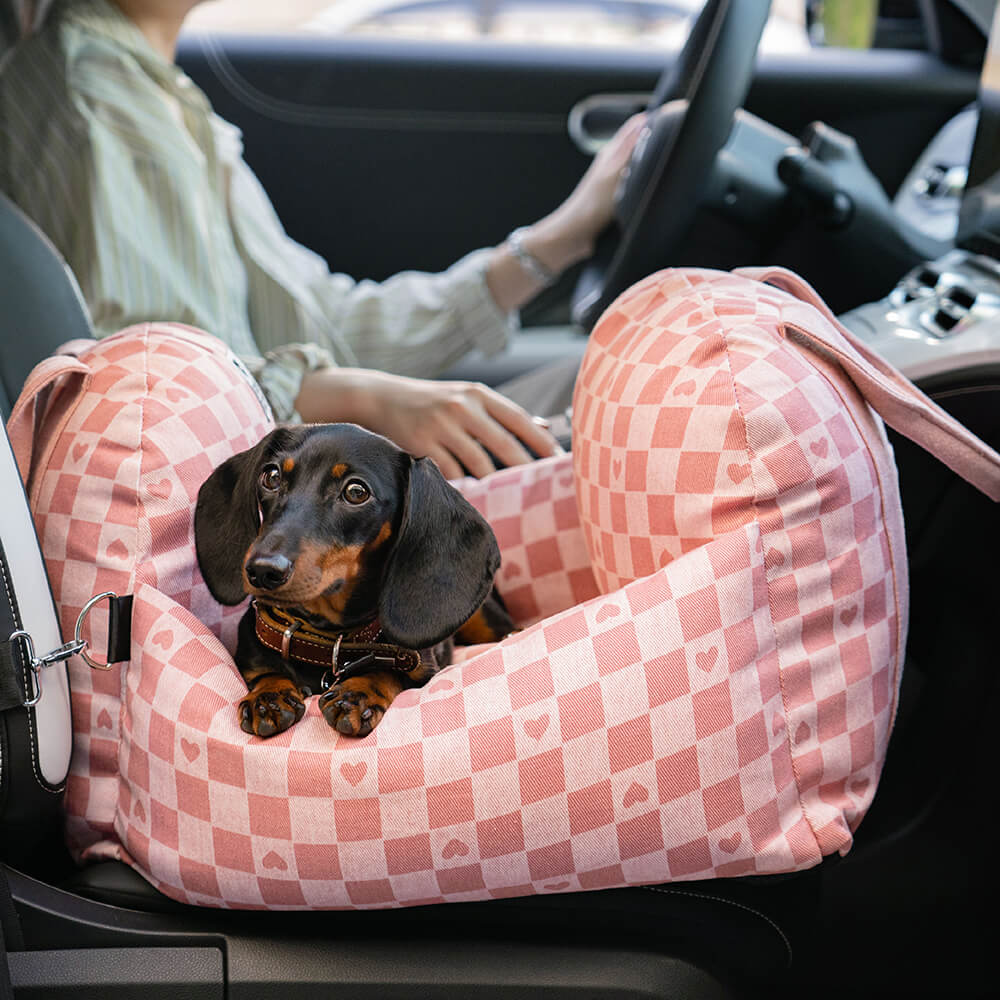 ISOFIX Dog Car Seat Bed with LATCH System - First Class