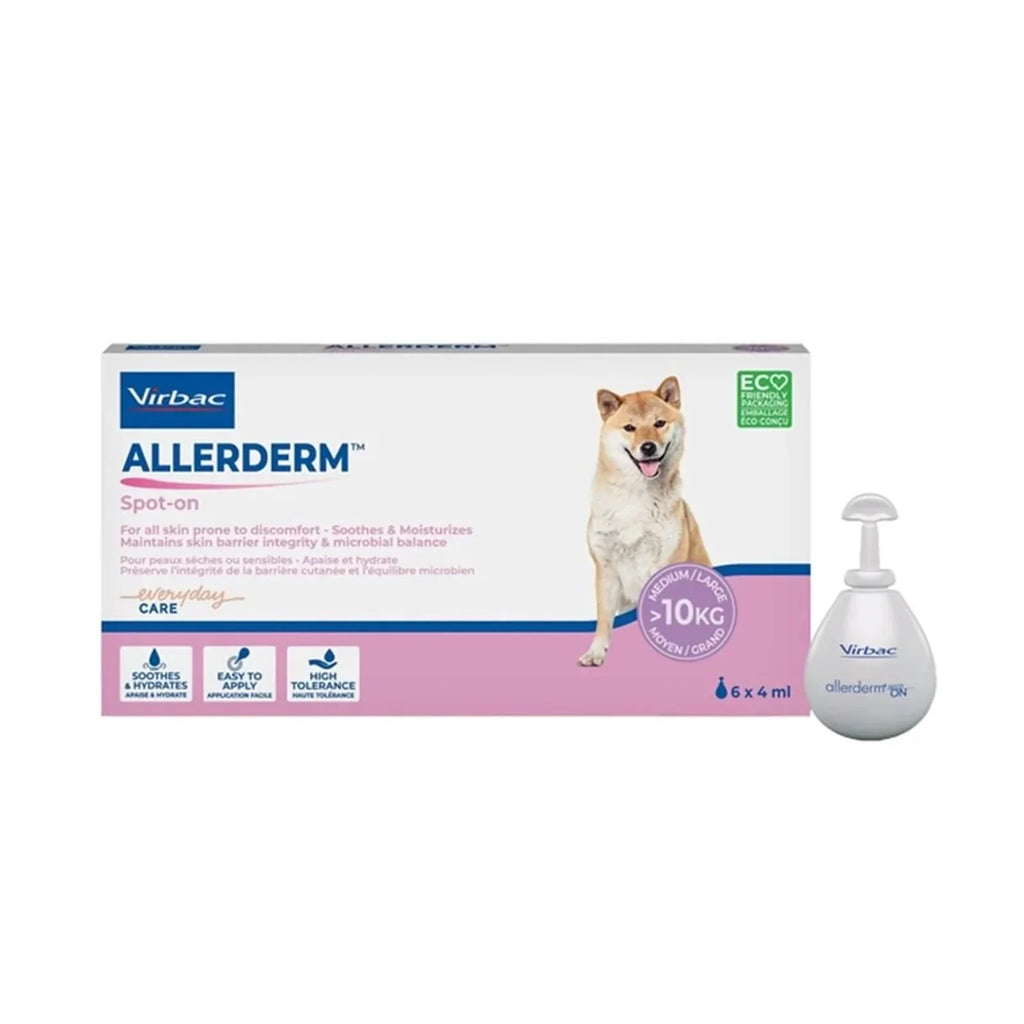 Virbac - Allerderm Spot On SIS For Dogs & Cats >10kg (6x4ml)