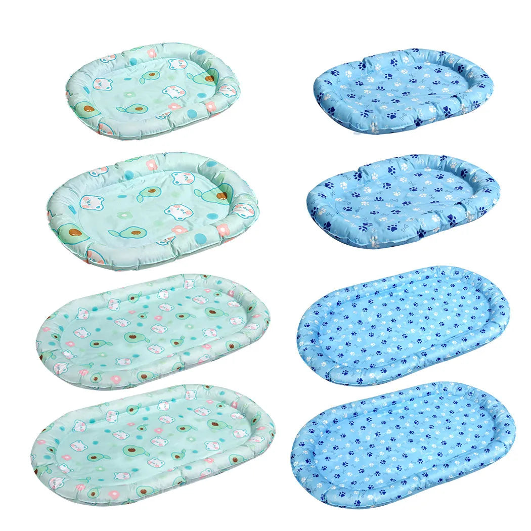 Pet Cooling Mat Dog Cat Gel Non-Toxic Bed Pillow Self-cool Summer Ice Pad