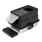 Stainless Steel Cat Litter Box Large Enclosed Removable Kitty Toilet