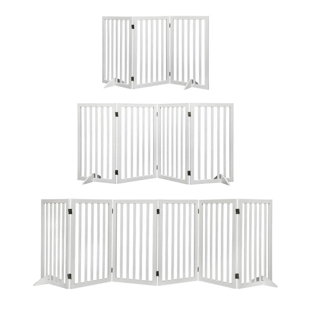 Wooden Pet Gate - White