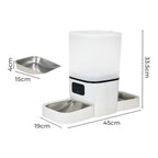 6L Automatic Pet Feeder Double Bowl Dog Cat Auto Smart Food Dispenser Timer