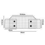 Pet Car Barrier Dog Gate Safety Guard Dividers Adjustable for SUV Vehicles