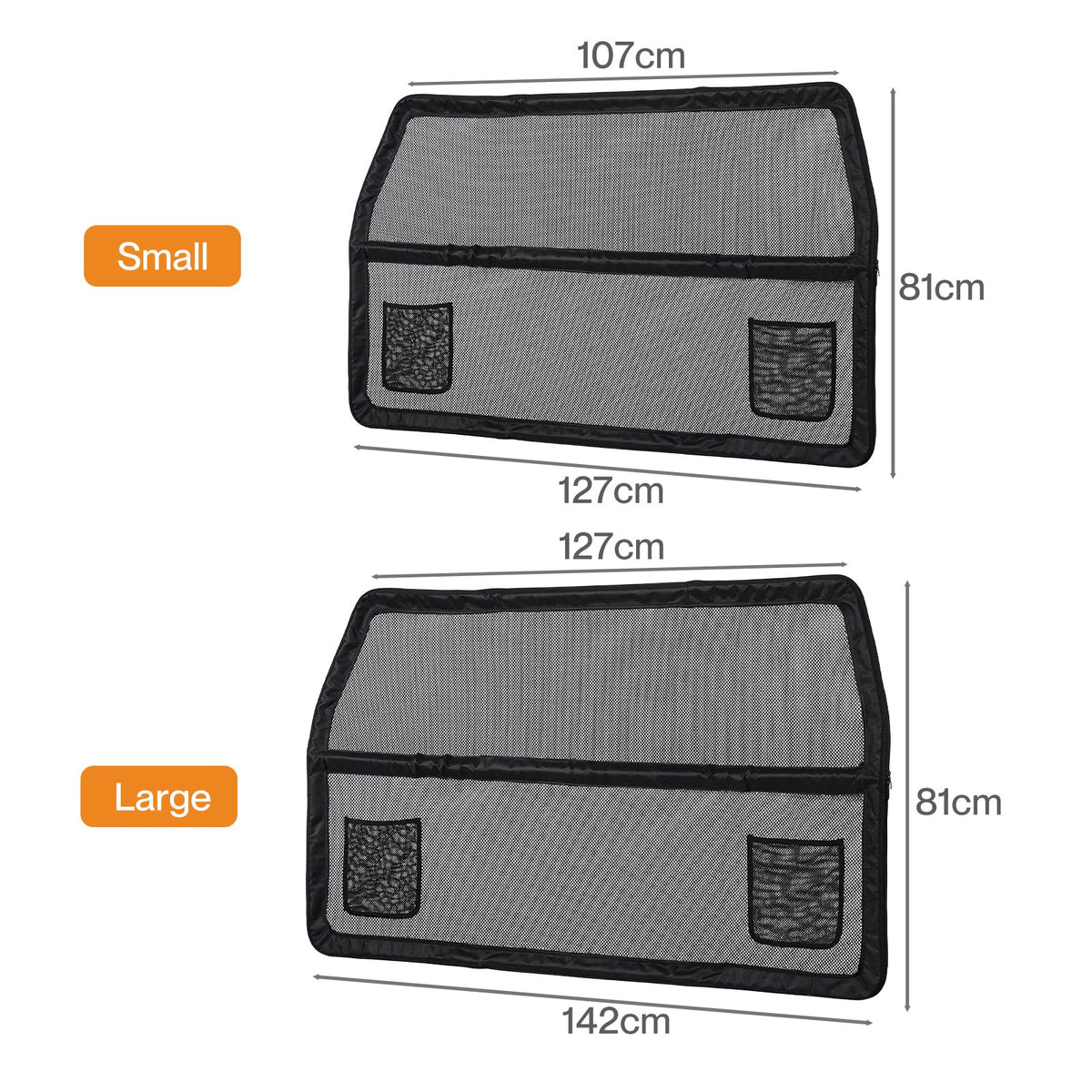 Dog Car Barrier Guard Back Seat Safety Protector Mesh Net Pet Dividers
