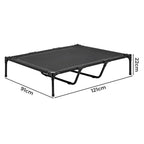 Pawz Elevated Dog Bed Heavy Duty Portable Cot  Waterproof Pet Raised Bed XL Size