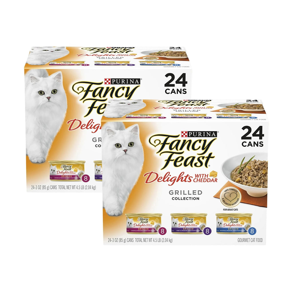 Fancy Feast Cheddar Delights Grilled Collection 24x85g