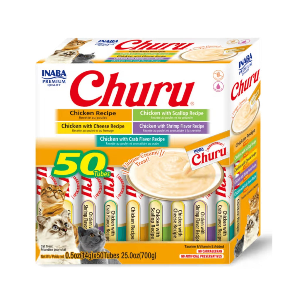 Inaba Cat Churu Puree Chicken Varieties 50pk
