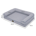 Cooling Orthopedic Dog Bed Waterproof Lining Washable Memory Foam Pet Bed