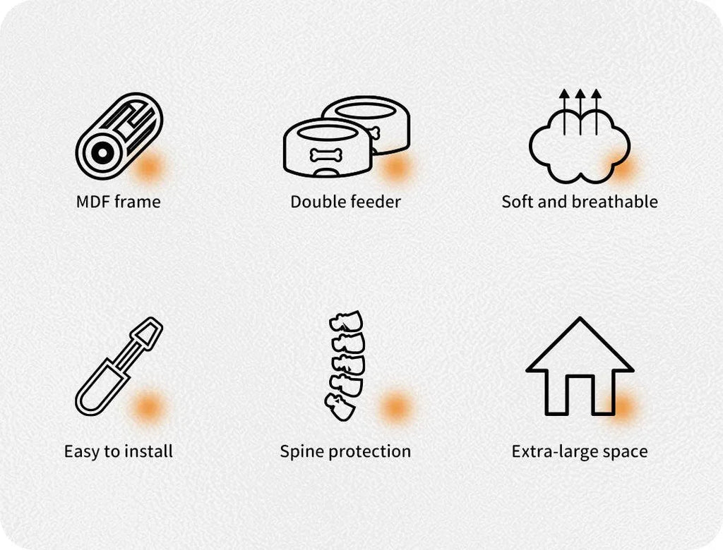 Wooden House Cat Elevated Double Feeder