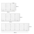 Wooden Pet Gate - White