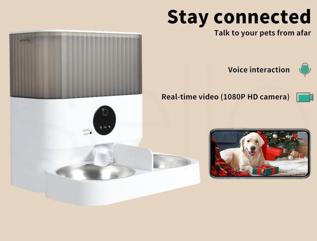 7L Smart Pet Feeder with Camera