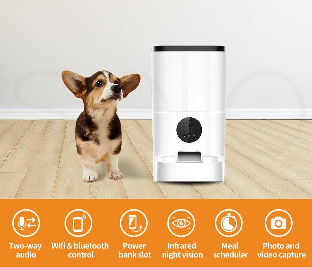 Pet Smart Feeder with Camera 6L