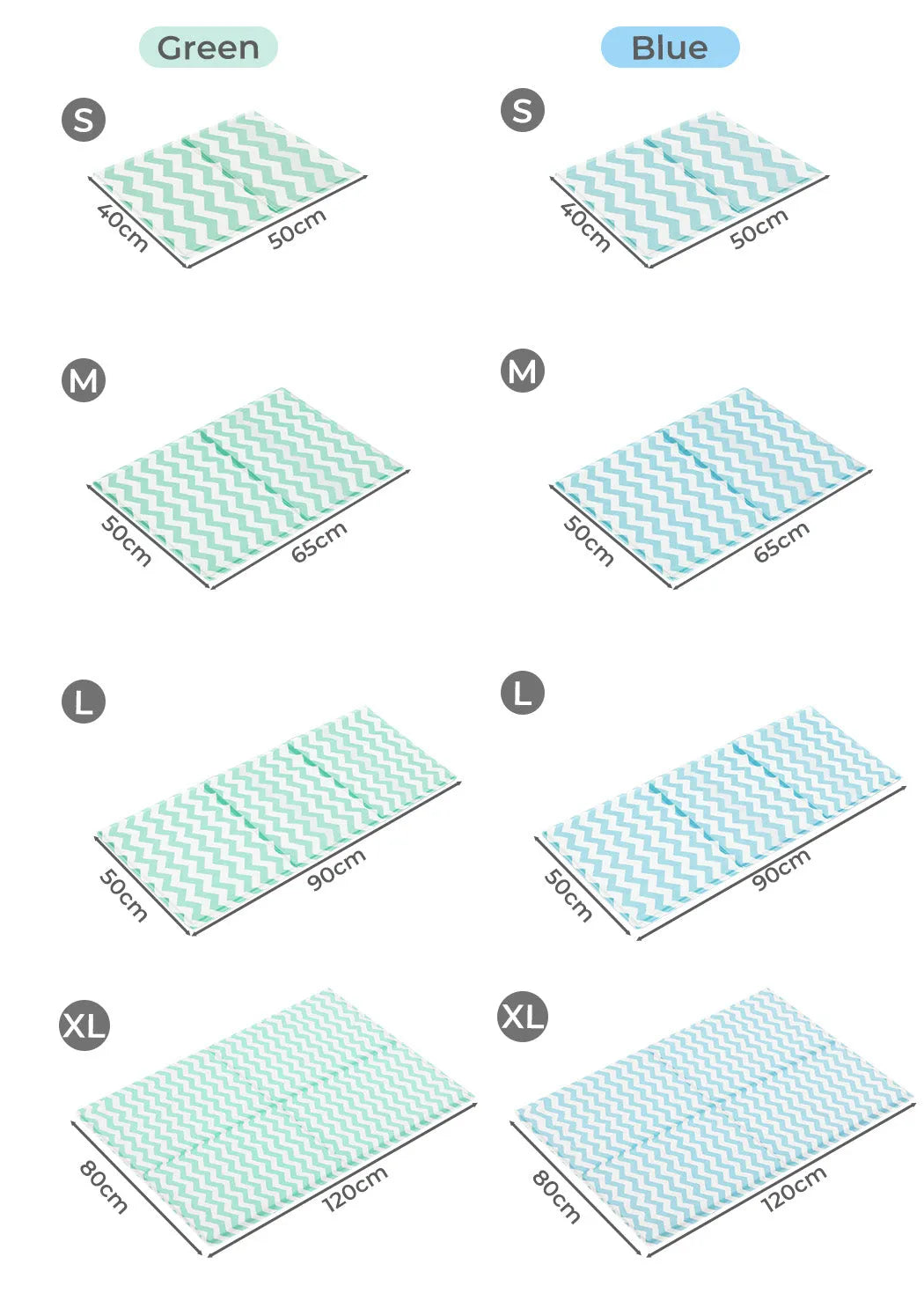 Pet Cooling Mat - Non-Toxic Gel Pad for Dogs & Cats