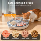 4 Meals Automatic Timer Pet Feeder Smart Chilled Wet Dry Food Dispenser