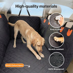 Dog Car Seat Cover Pet Back Seat Hammock Safety Protector  Waterproof