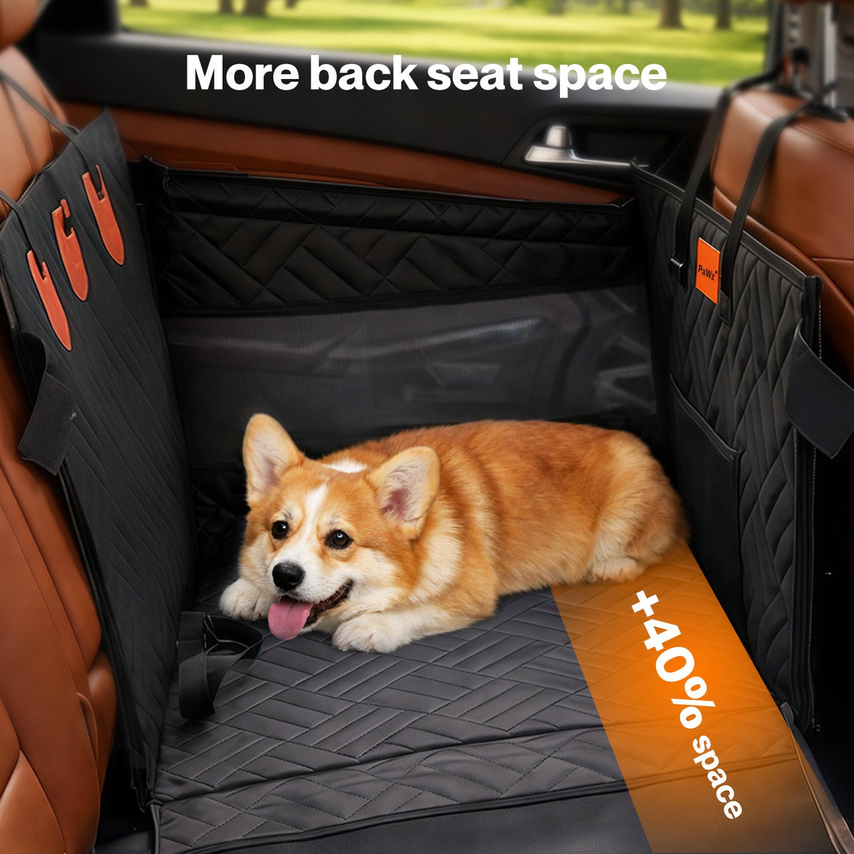 Dog Car Seat Bed Rear Safety Protector Pet Hammock Non Slip Waterproof