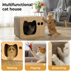 Pawz Cat Scratcher Board Bed Scratching Cardboard Catnip Toy Pad Mat Recyclable