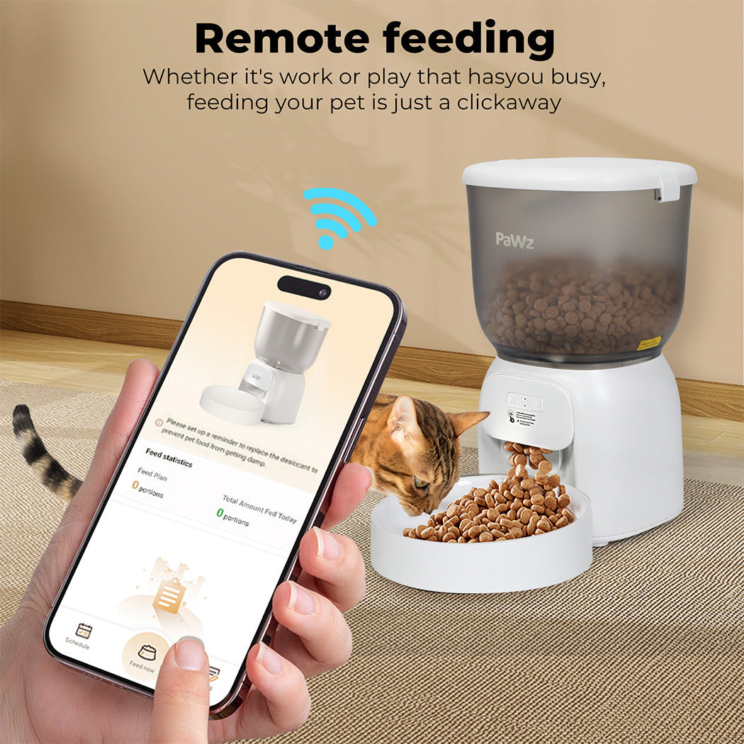 Automatic Pet Feeder Dog Cat Feeder Camera Wifi Auto Smart Food Dispenser