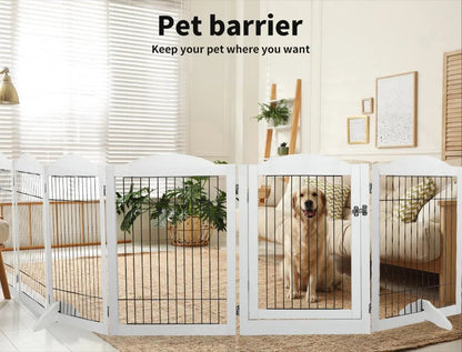 6 Panels Pet Playpen Pet Gate