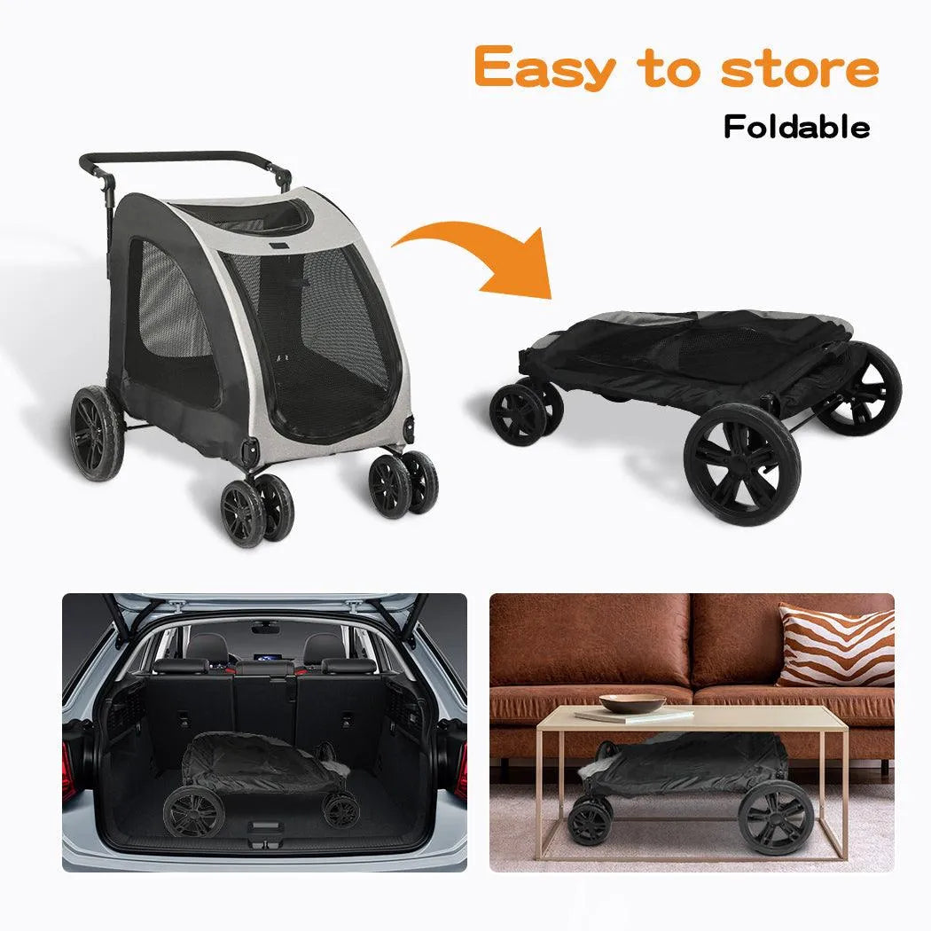 Pet Stroller 4 Wheel