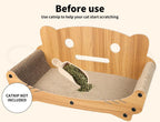 Cat Kitten Claw Scratching Board Post Scratcher Corrugated Cardboard