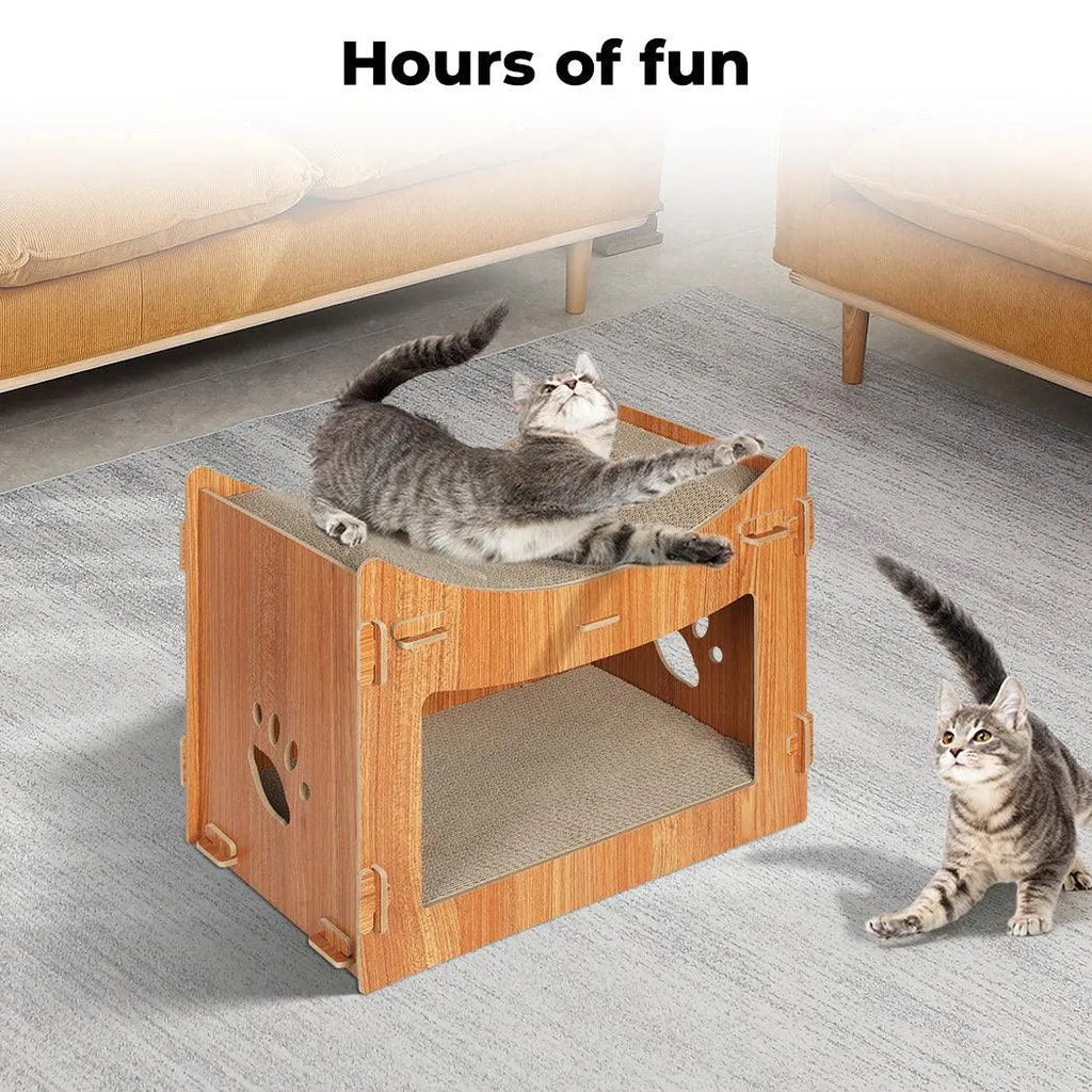 Cat Scratching Board Corrugated Cardboard - Box