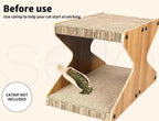 Cat Scratching Scratcher Board Cat Tree Pad Lounge Toy Corrugated Cardboard