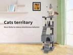 Cat Tree Scratcher Playground 210cm