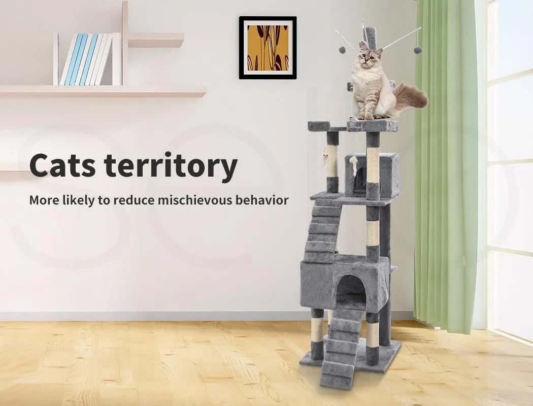 Cat Tree Scratcher Playground 210cm