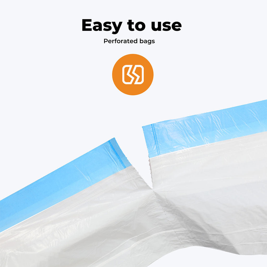 Waste Bag 6 Rolls Replacement Refill For AutoClean Lite Automatic Litter Box