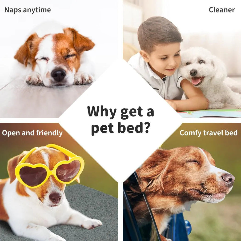 Pet Bed Sleep Calming Orthopaedic Foam Mattress Removable Washable