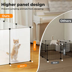 Pet Playpen12 Panels Portable Plastic Small Animal Rabbit Guinea Pig Pen