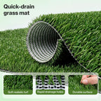 Dog Potty Tray with Grass Mat Washable Puppy Portable Training Toilet