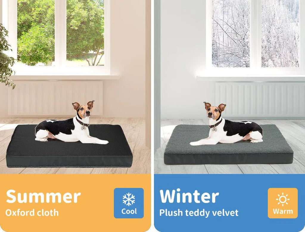 Pet Bed Sleep Calming Orthopaedic Foam Mattress Removable Washable