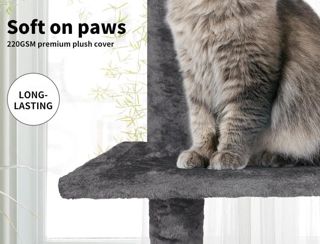 Cat Scratching Post Tree Beige