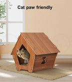 Cat Scratching Board Corrugated Cardboard - House