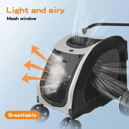 Pet Stroller 4 Wheel