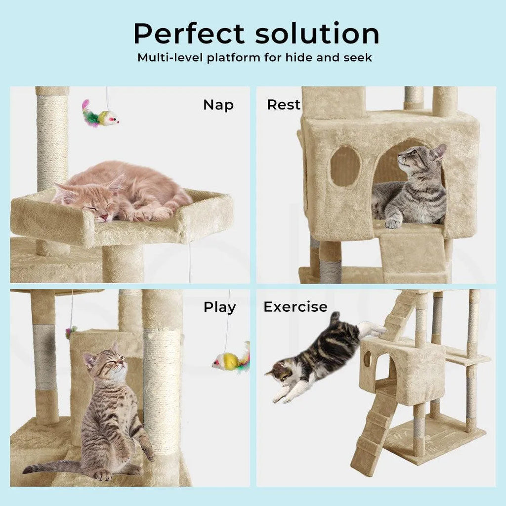 Cat Scratcher Multi Level 184cm Height